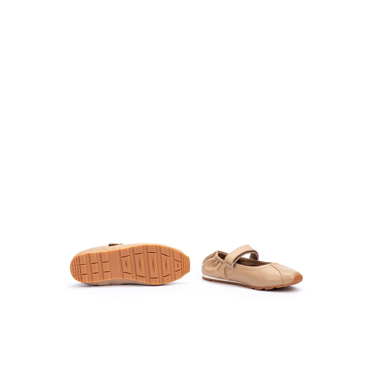 Ballerines cuir Piemonte sand, MARTINELLI