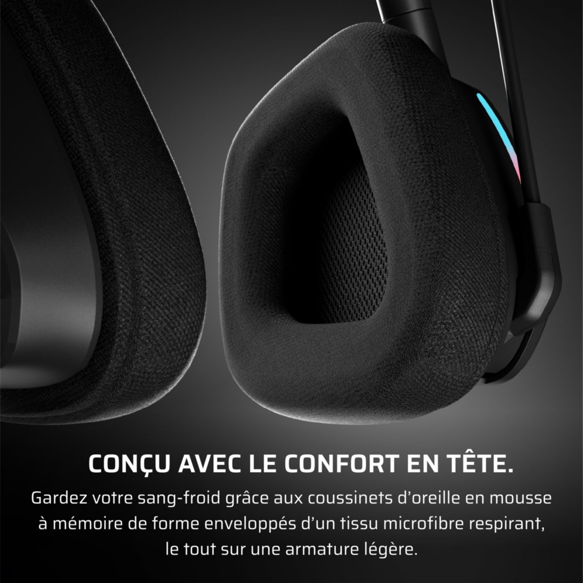 Casque gamer VOID ELITE V2 SANS FIL Carbon noir, CORSAIR
