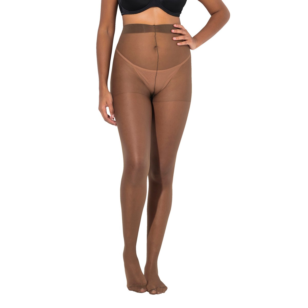 Collant fin 20 deniers, résistant, lot de 3 mocca, ULLA POPKEN
