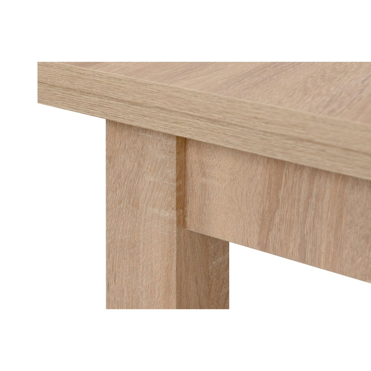 Table à manger extensible décor bois 120-200 cm ALVA bois naturel, PIER IMPORT