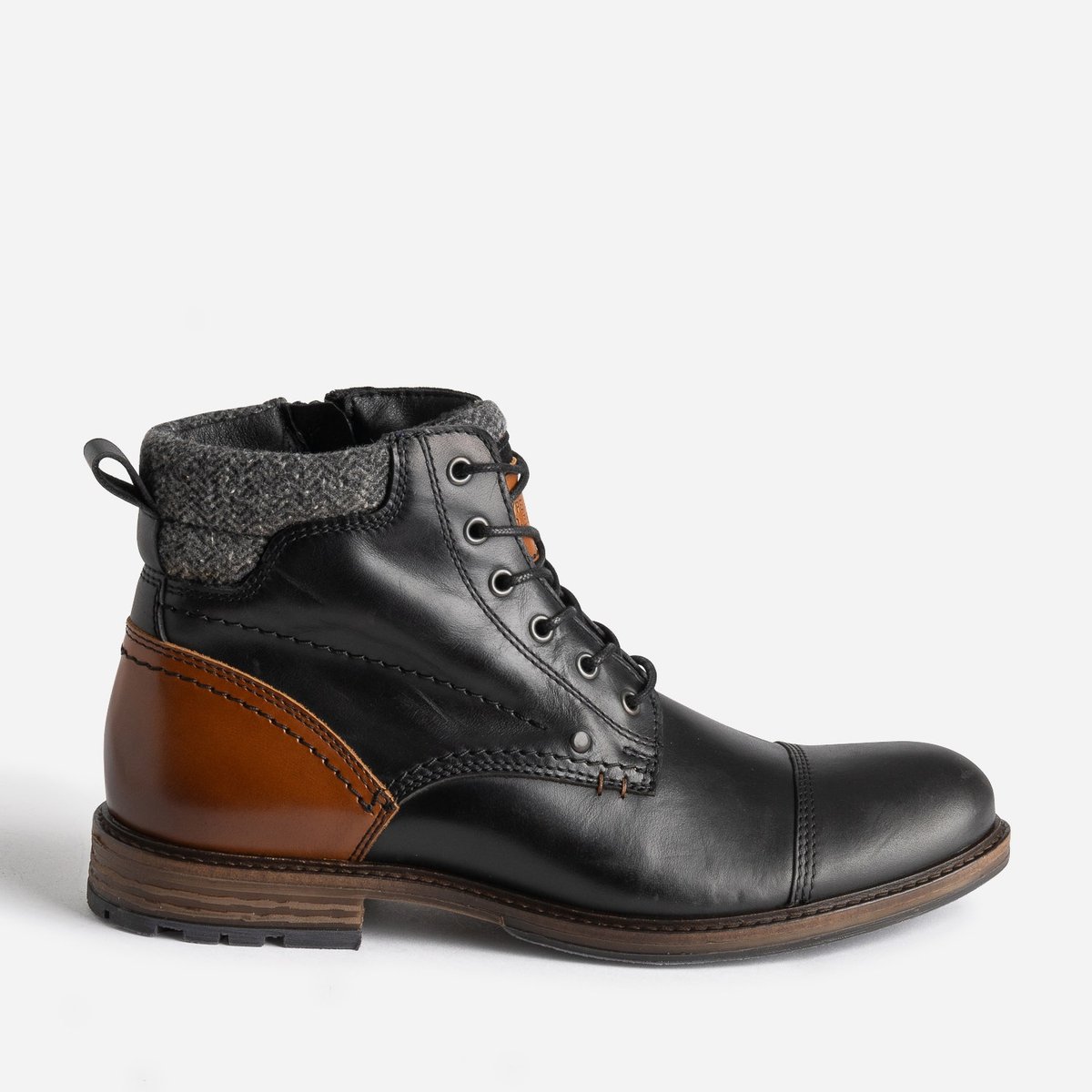 Boots en cuir AMAELO noir, ERAM