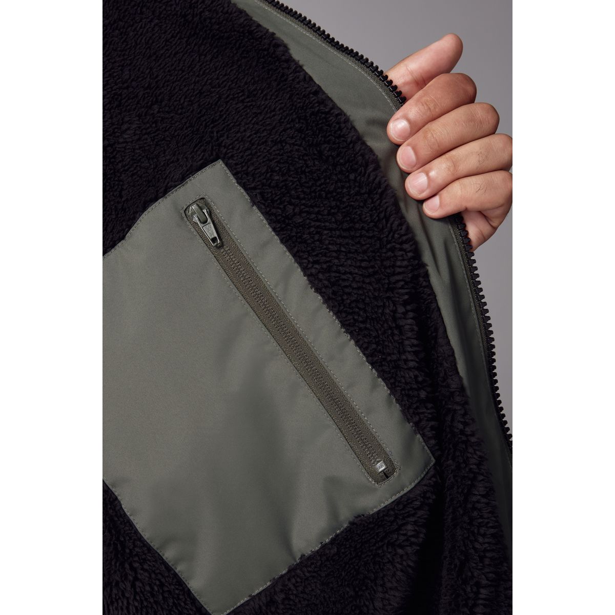Veste peignoir active swim vert kaki, NEXT