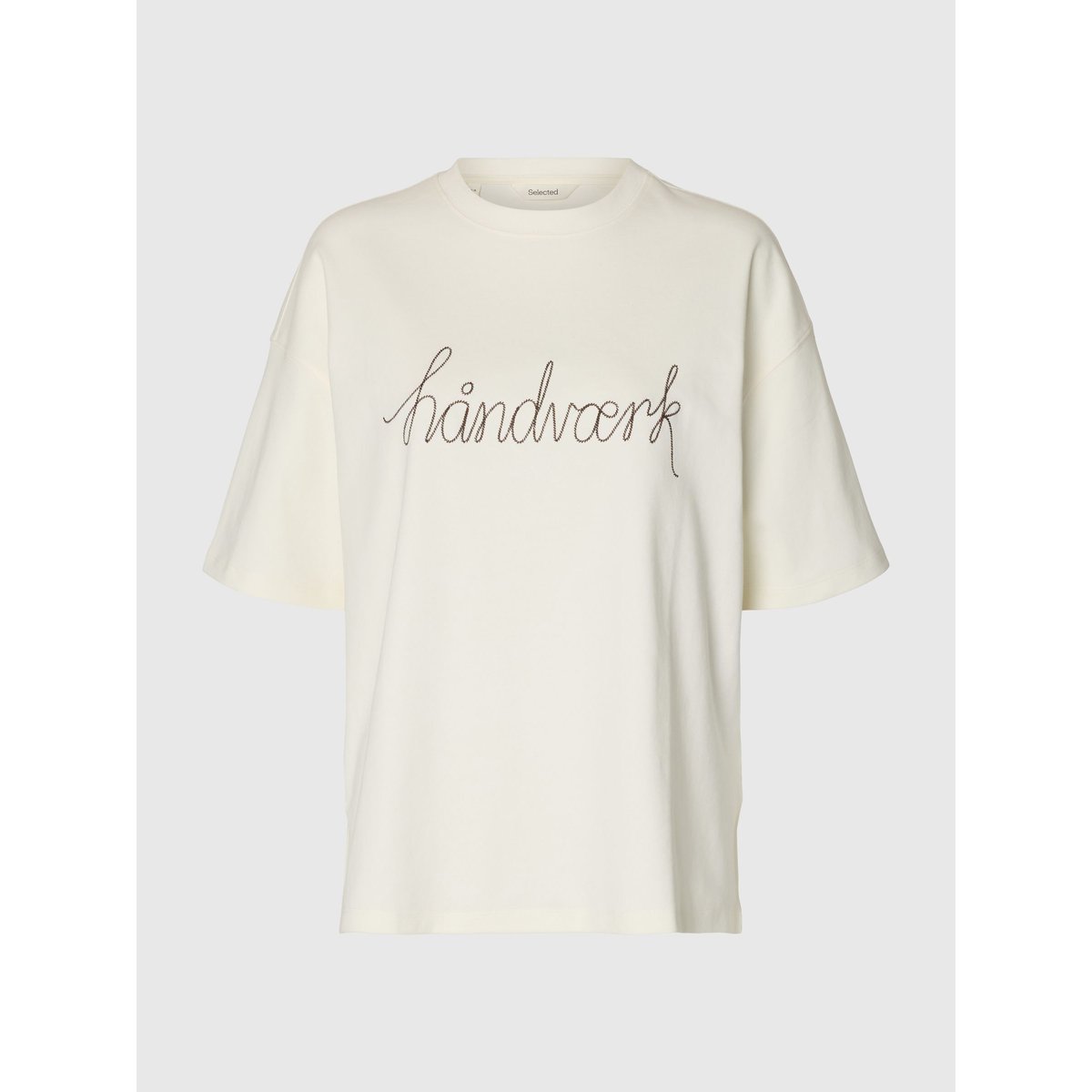 T-Shirt blanc - egret1, SELECTED