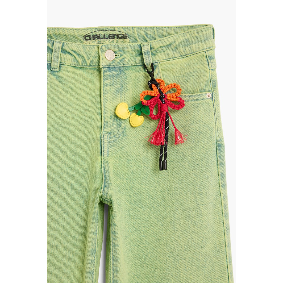 Jean charm vert, DESIGUAL