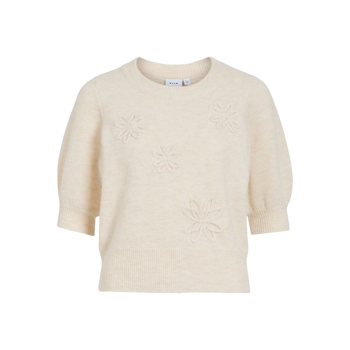 Top En Maille beige - birch1, VILA
