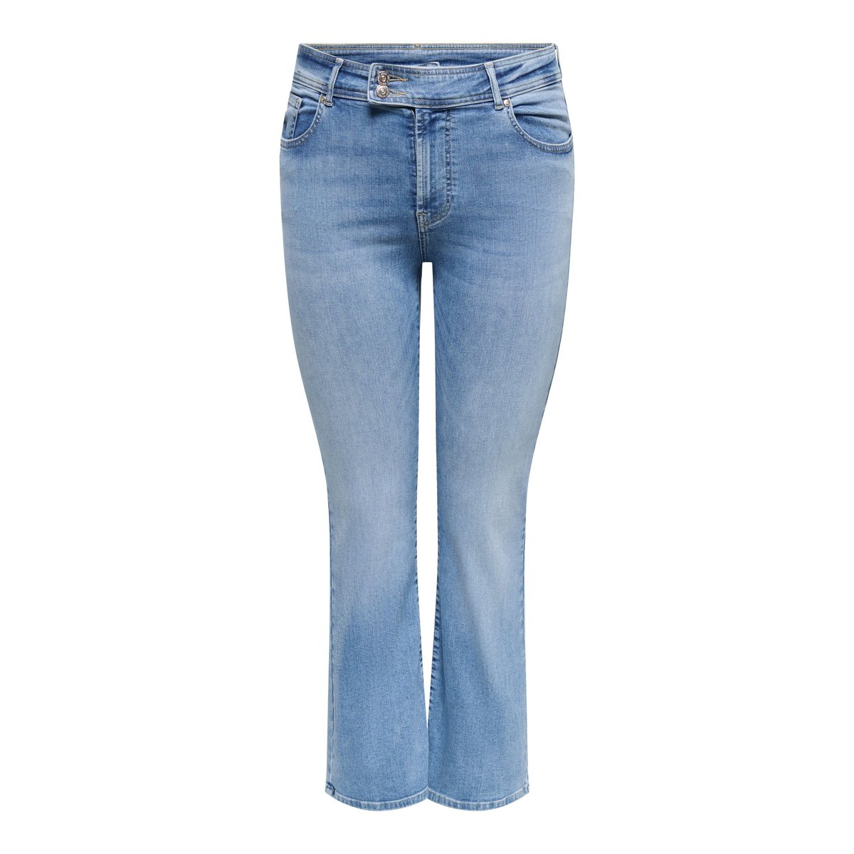 Jean Flared light blue denim, ONLY CARMAKOMA