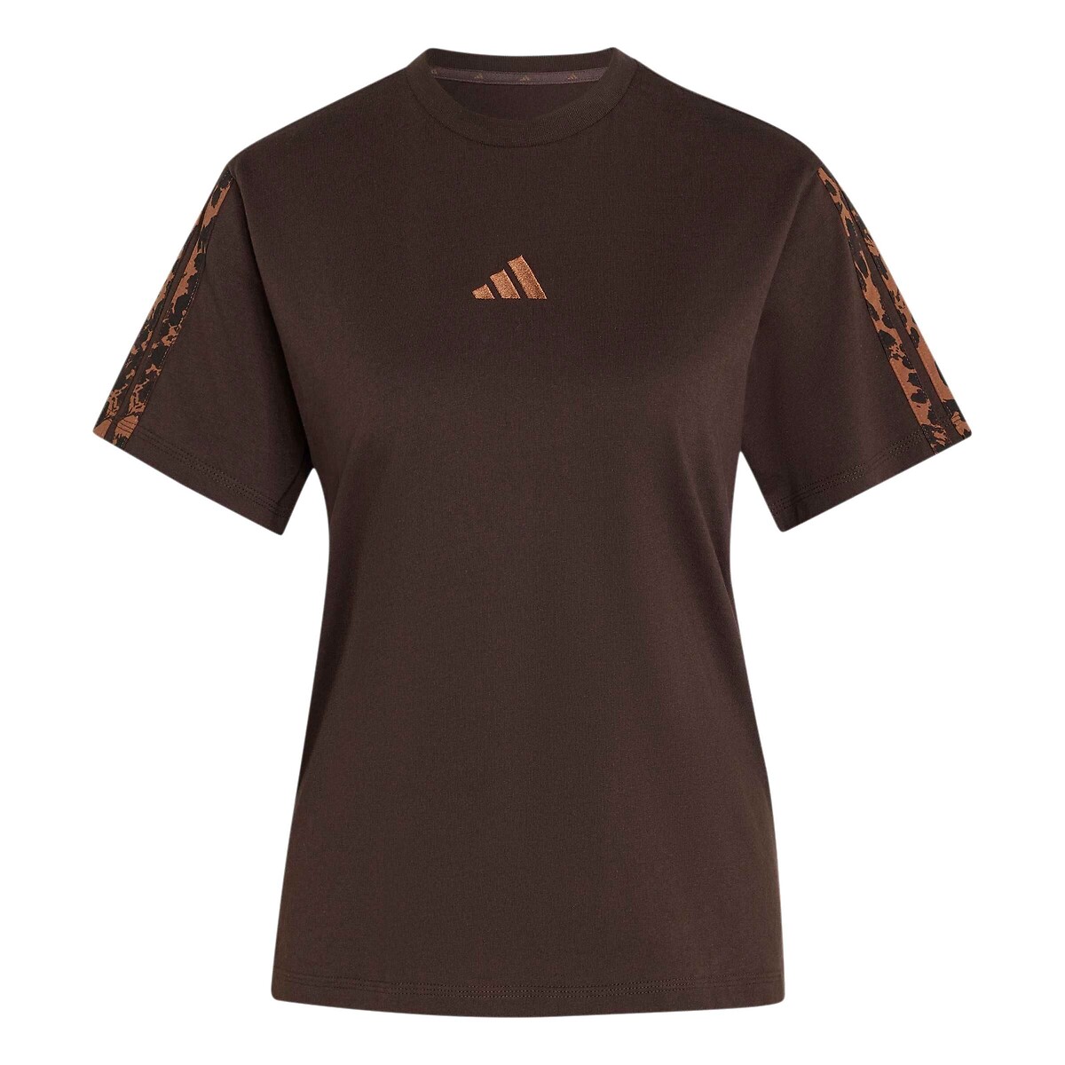 Leopard Print Stripes Short Sleeve T-Shirt leopard print, ADIDAS SPORTSWEAR