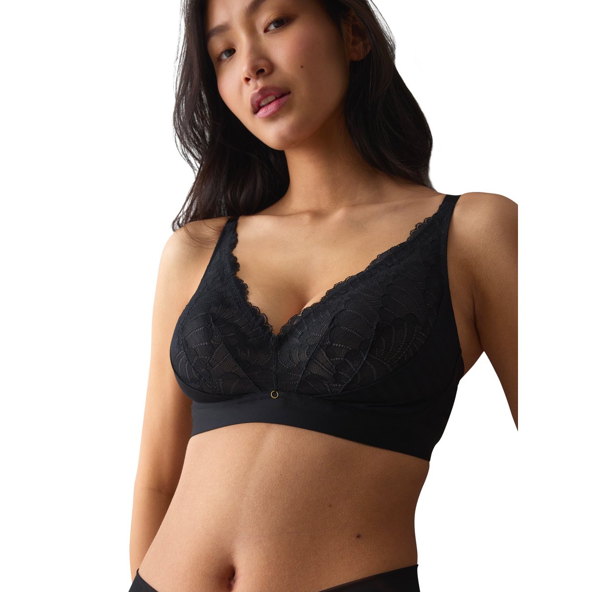 Bralette dentelle LOVE IN LACE N02 noir, TRIUMPH