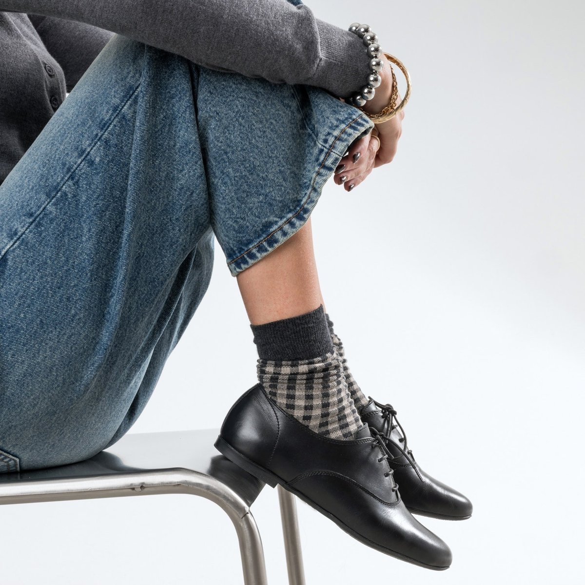 Derby en cuir FRANCES noir, ERAM