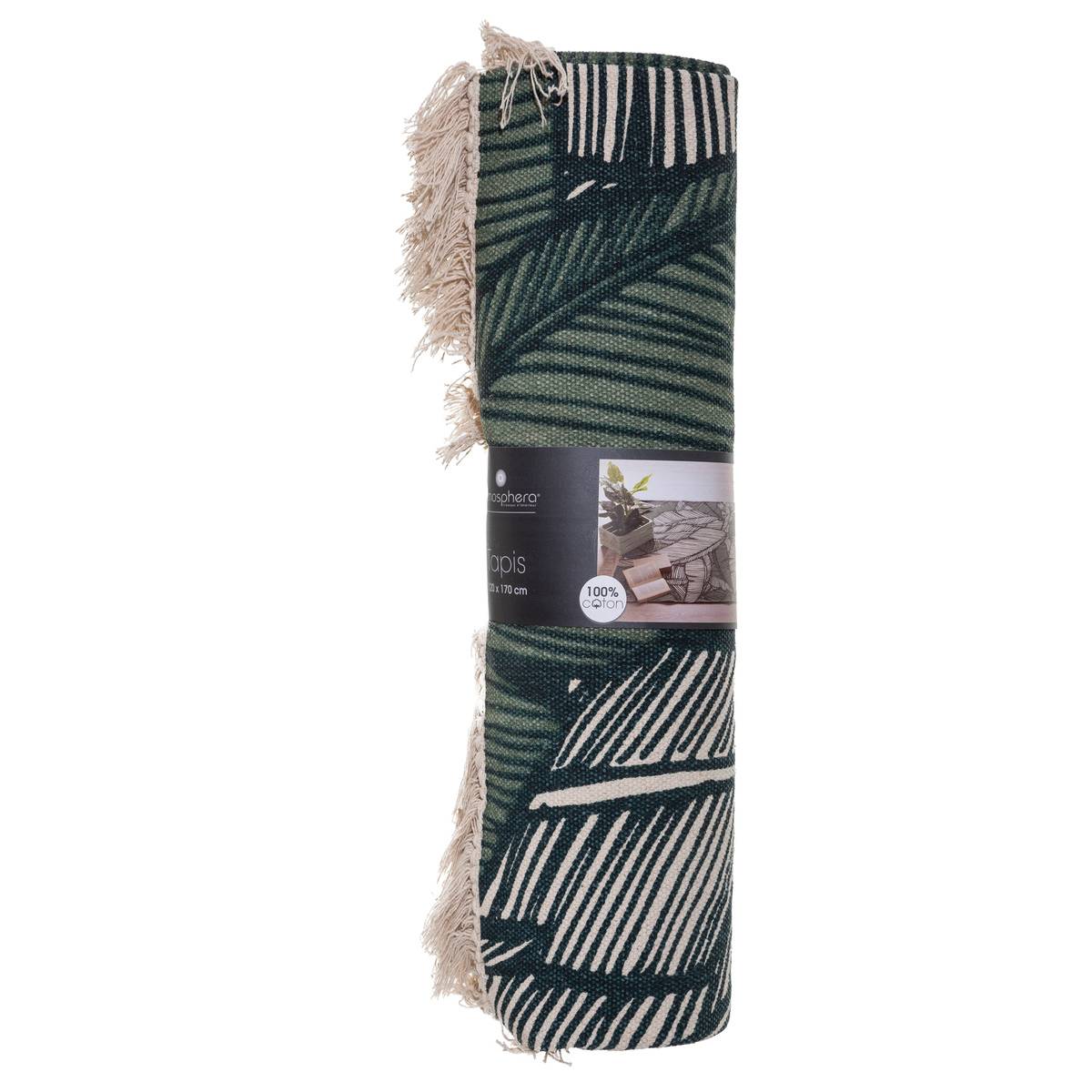 Tapis JUNGLE vert, ATMOSPHERA