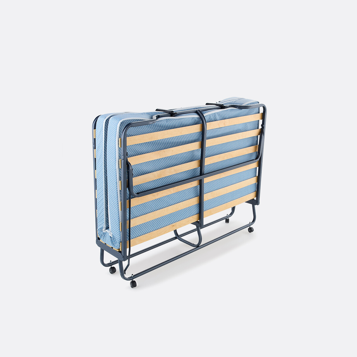 Lit pliant + sommier lattes + matelas équilibré bleu, LA REDOUTE INTERIEURS