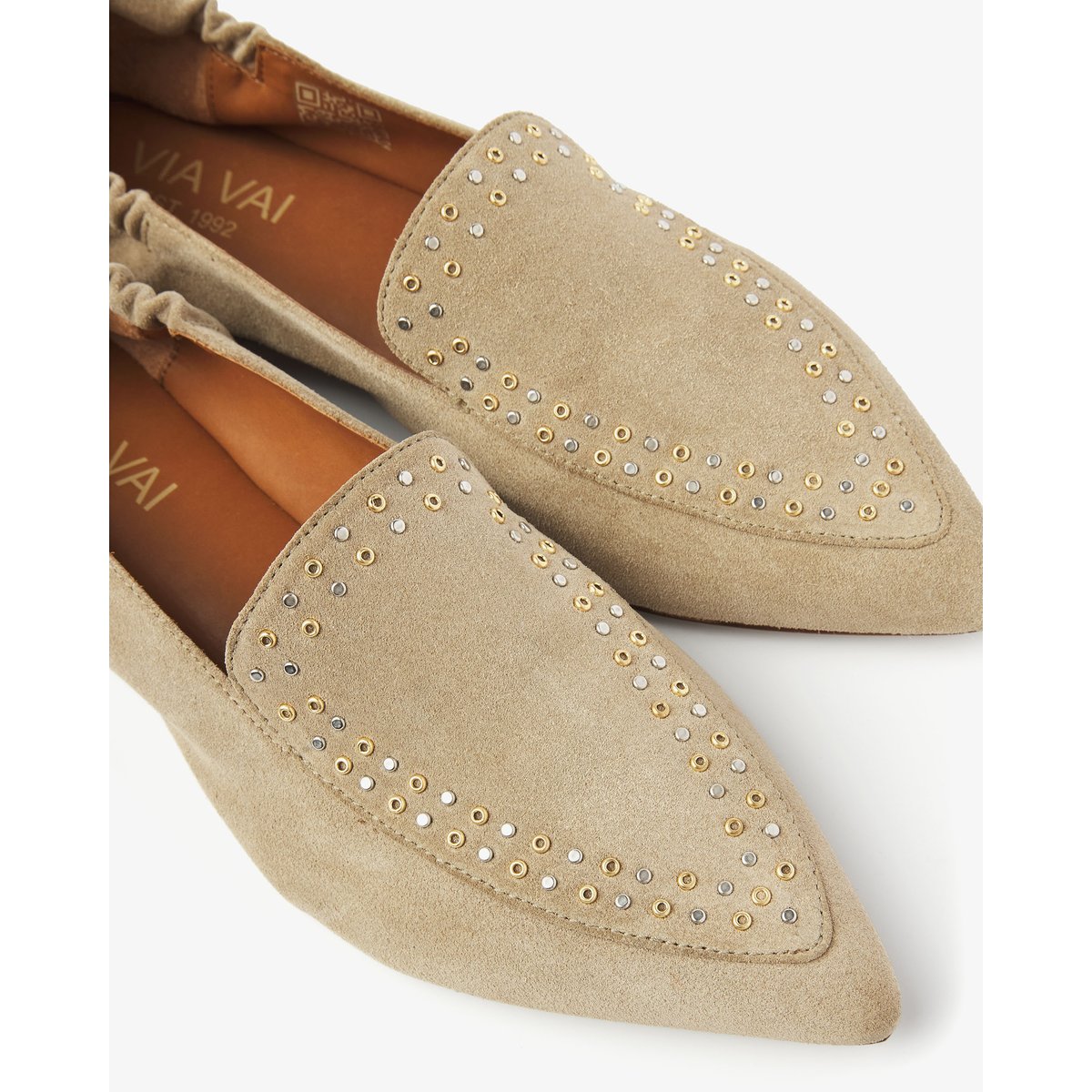 Mocassins LOLA GABRIEL beige, VIA VAI