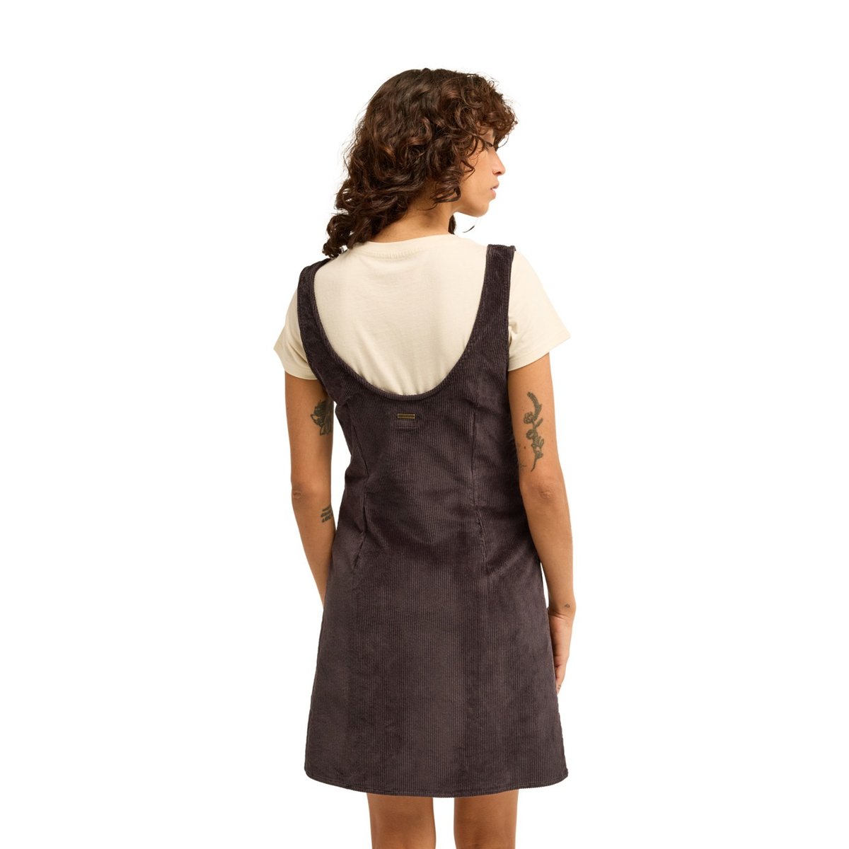 Robe en velours côtelé MY ROMANCE noir black sands, BILLABONG