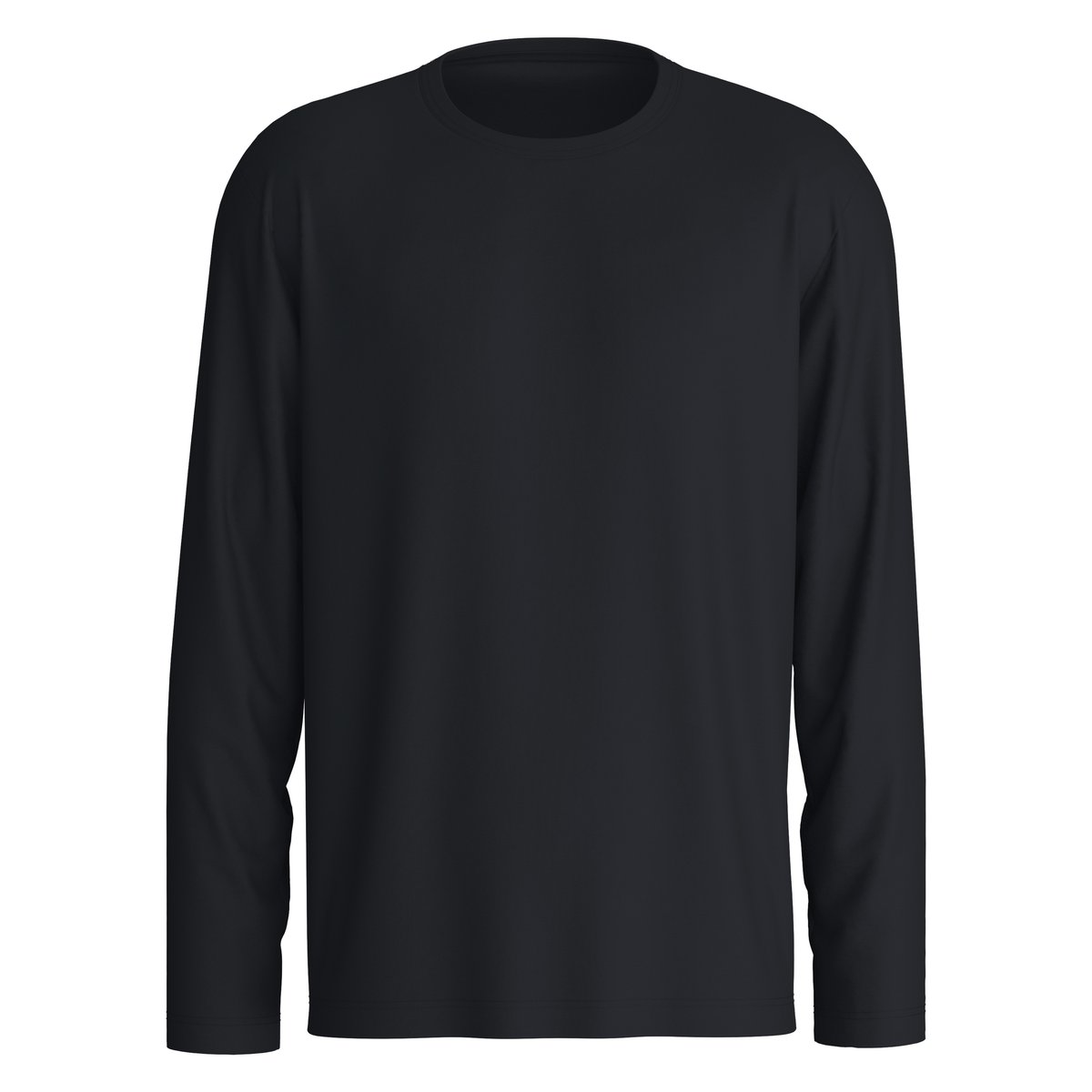 T-shirt à manches longues manches longues Coton RMX SLEEP HOLIDAY noir, CALIDA