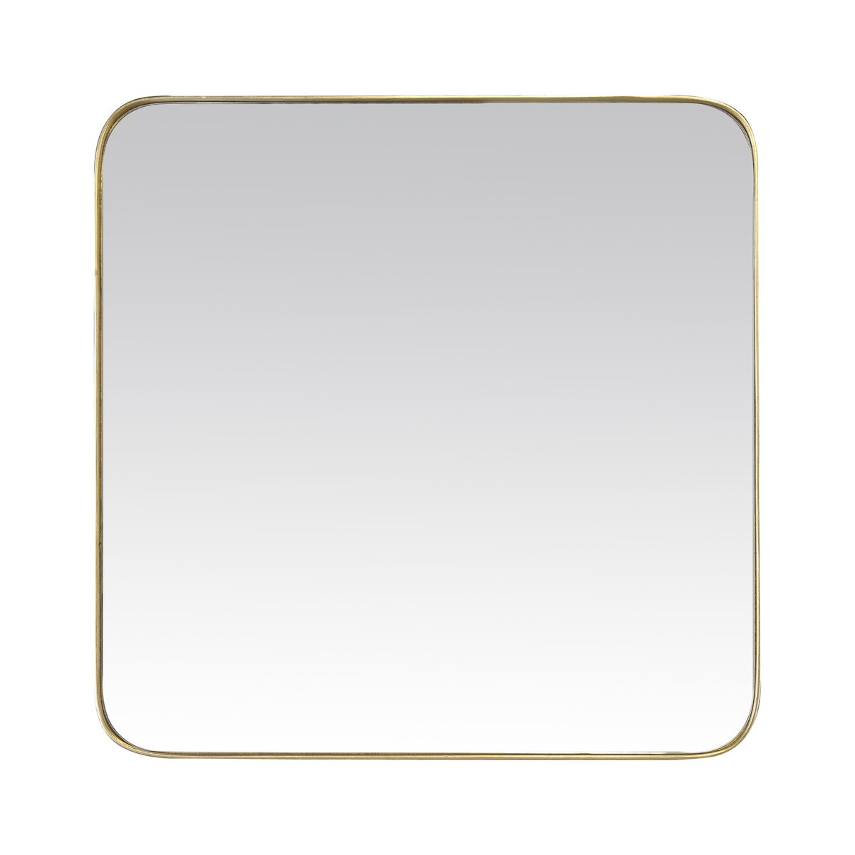 Miroir carré aux bords fins 60x60cm or, EMDE