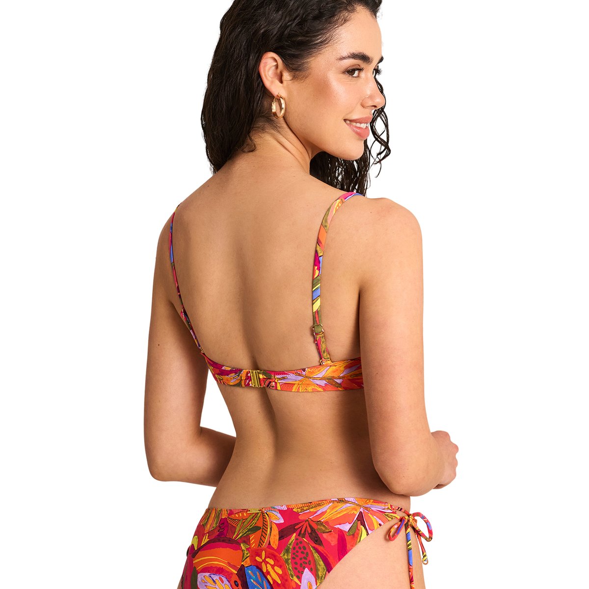 Haut maillot de bain préformé armaturé SUNSET orange, SELMARK MARE