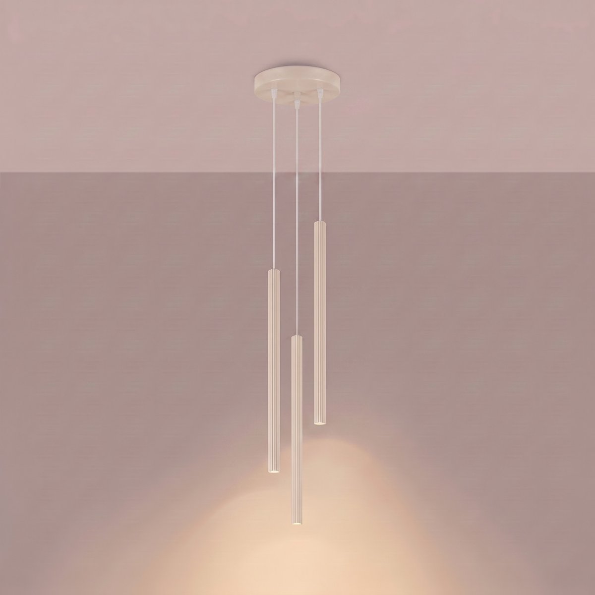 Suspension Acier Beige G9 3 Arche beige, EDEN