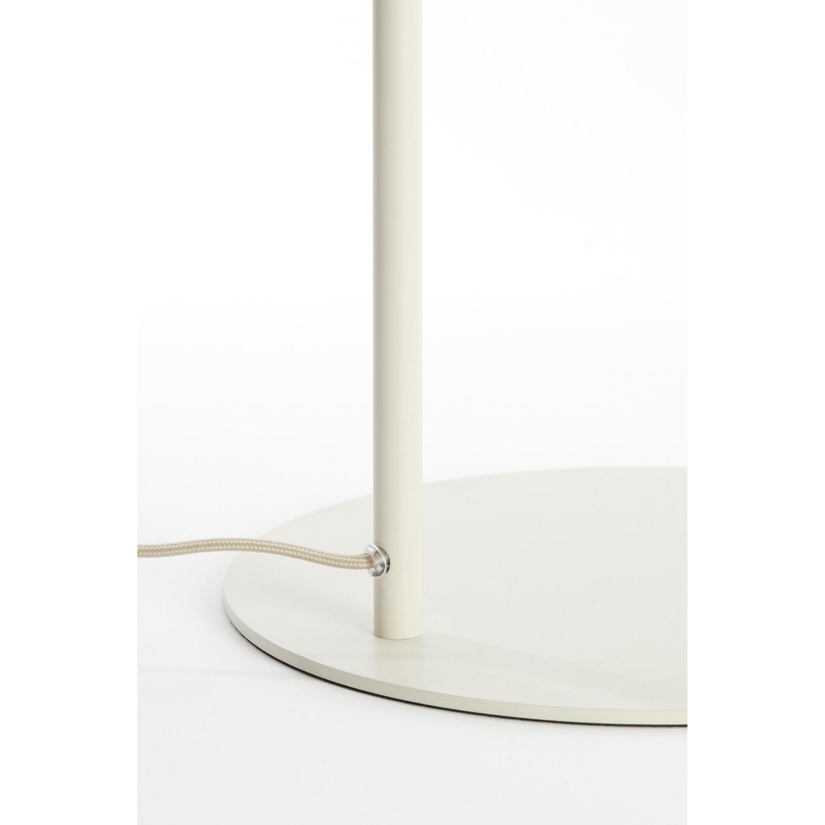 Lampadaire Verre BISHO crème, LIGHT & LIVING 