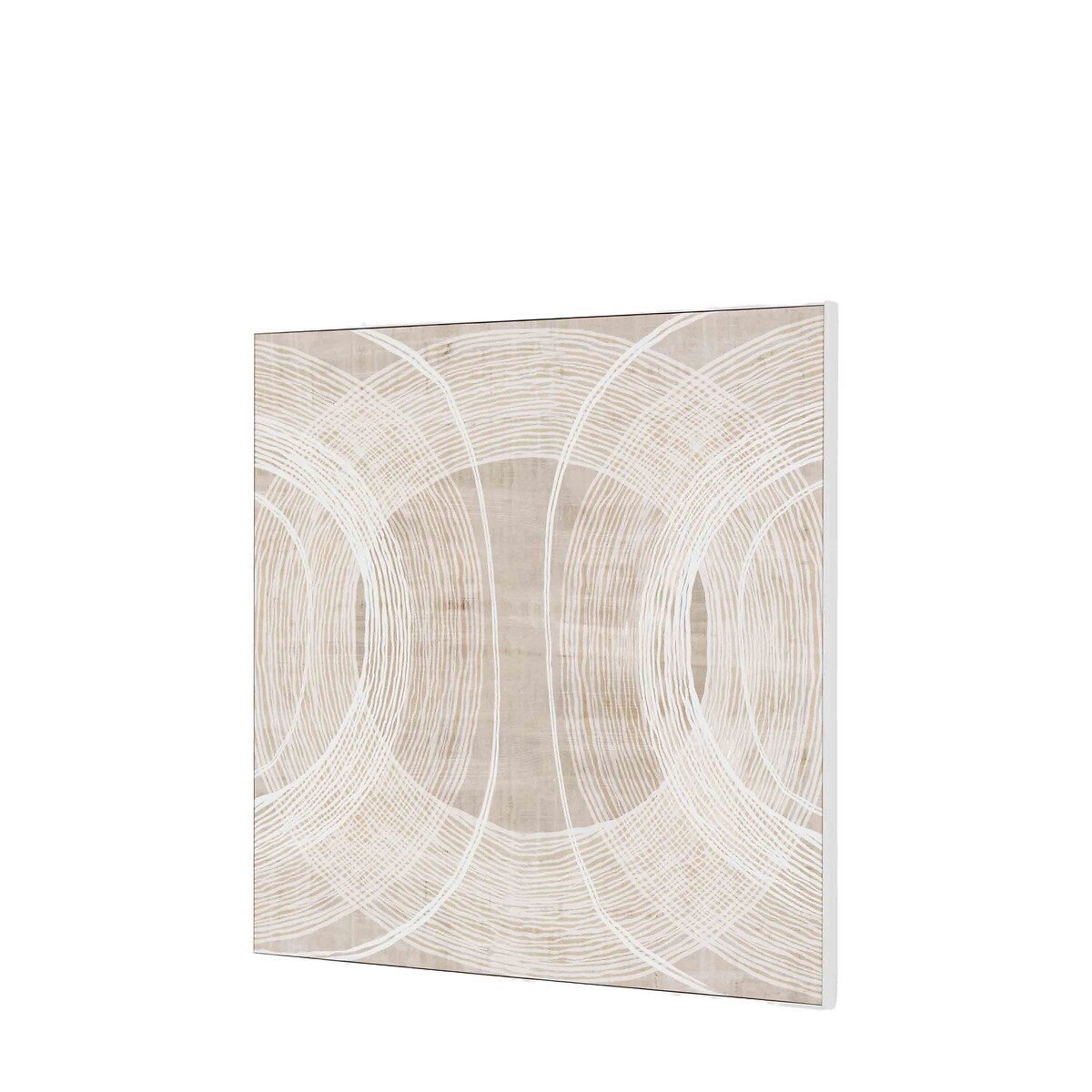 90cm In the Round Framed Canvas beige, ÉDITÉ