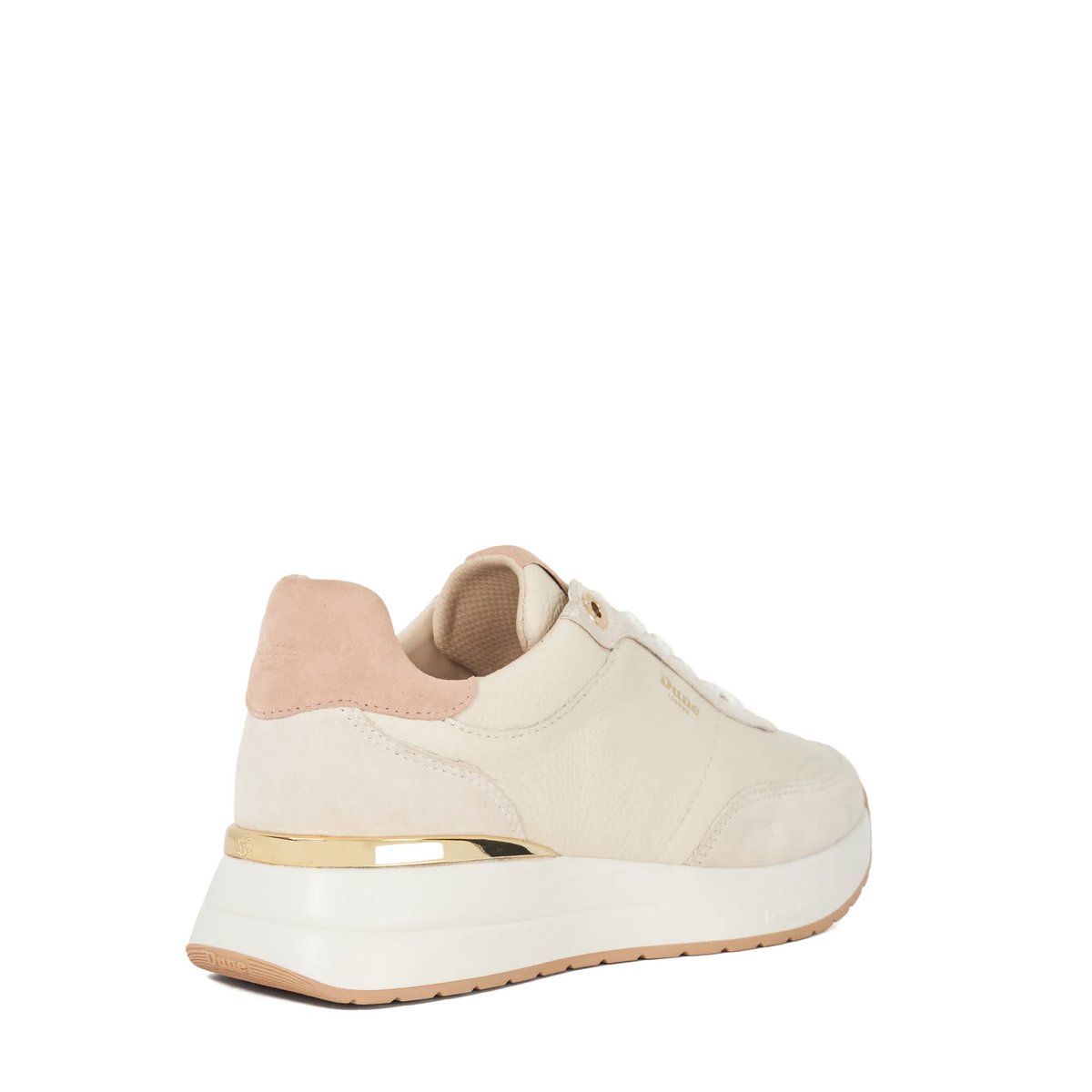 Baskets de course à lacets - EMOTION cream-leather, DUNE LONDON