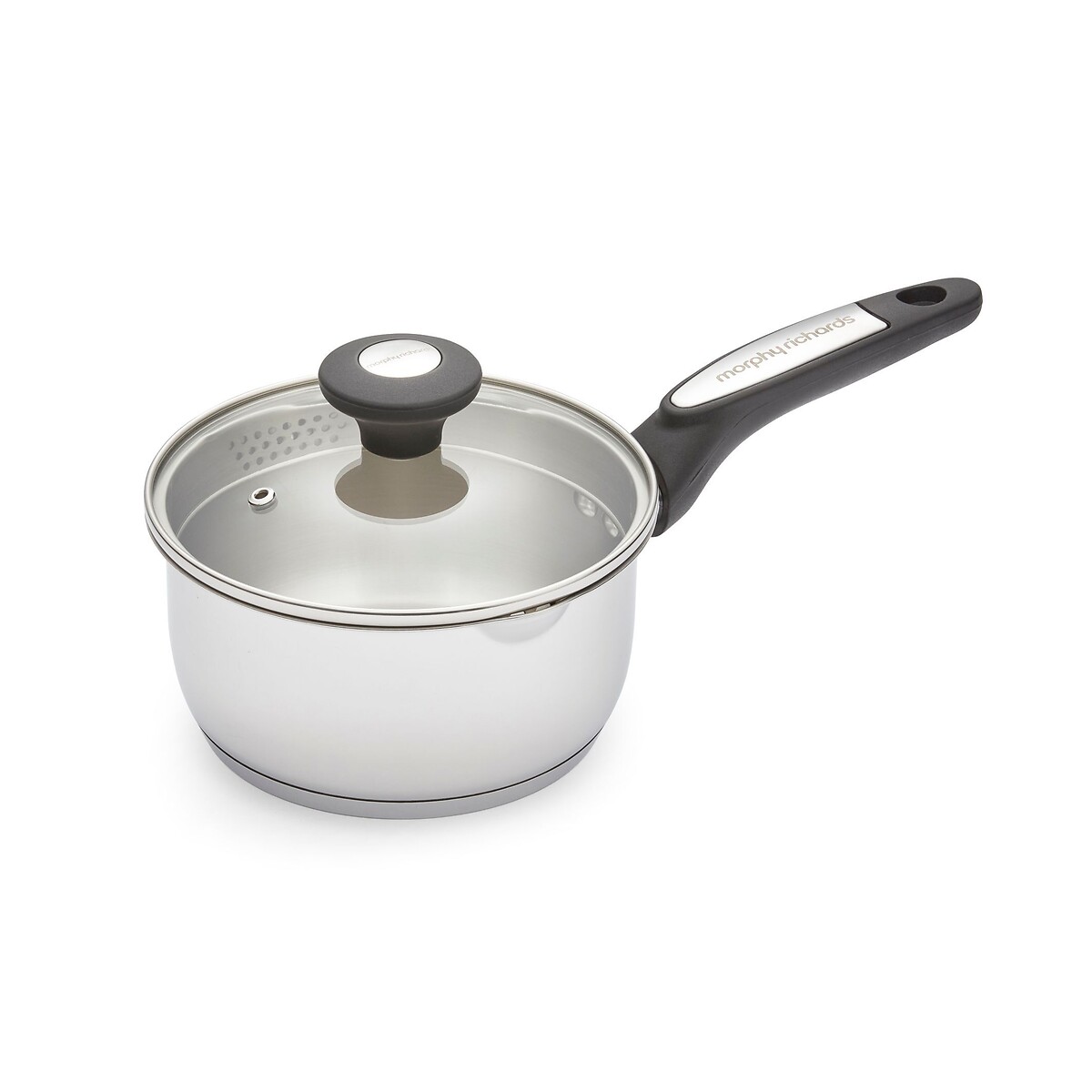5-Piece Stainless Steel Saucepan Set graphite, MORPHY RICHARDS