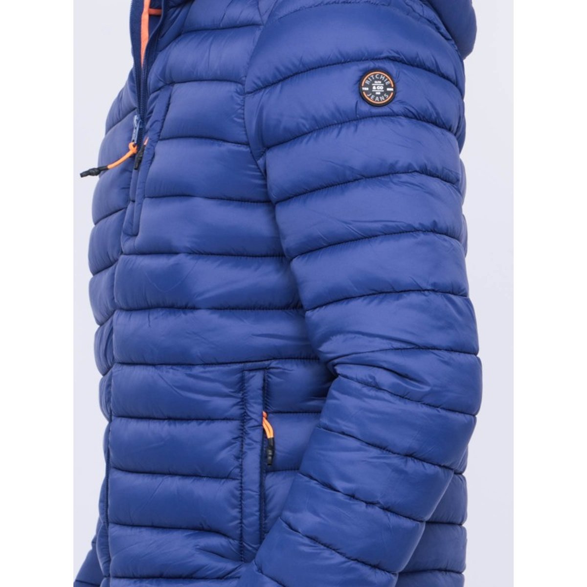 Doudoune Légère Capuche Zegel bleu, RITCHIE