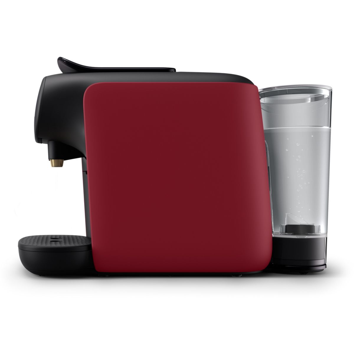 Cafetière à dosette LM9012/55 sublime rouge +50 capsules couleur unique, PHILIPS
