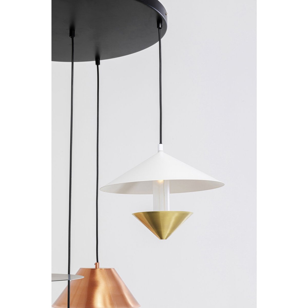 Suspension en acier, CAPPELLI multicolore, KARE DESIGN
