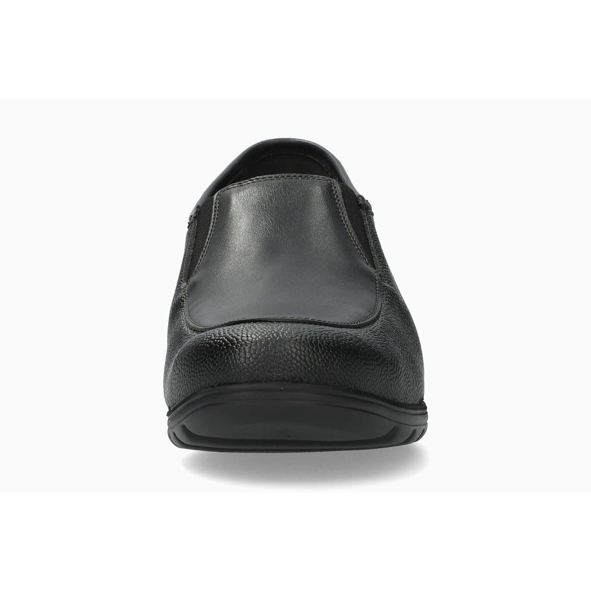 Mocassins en cuir / textile BERTINA noir 5143, MEPHISTO