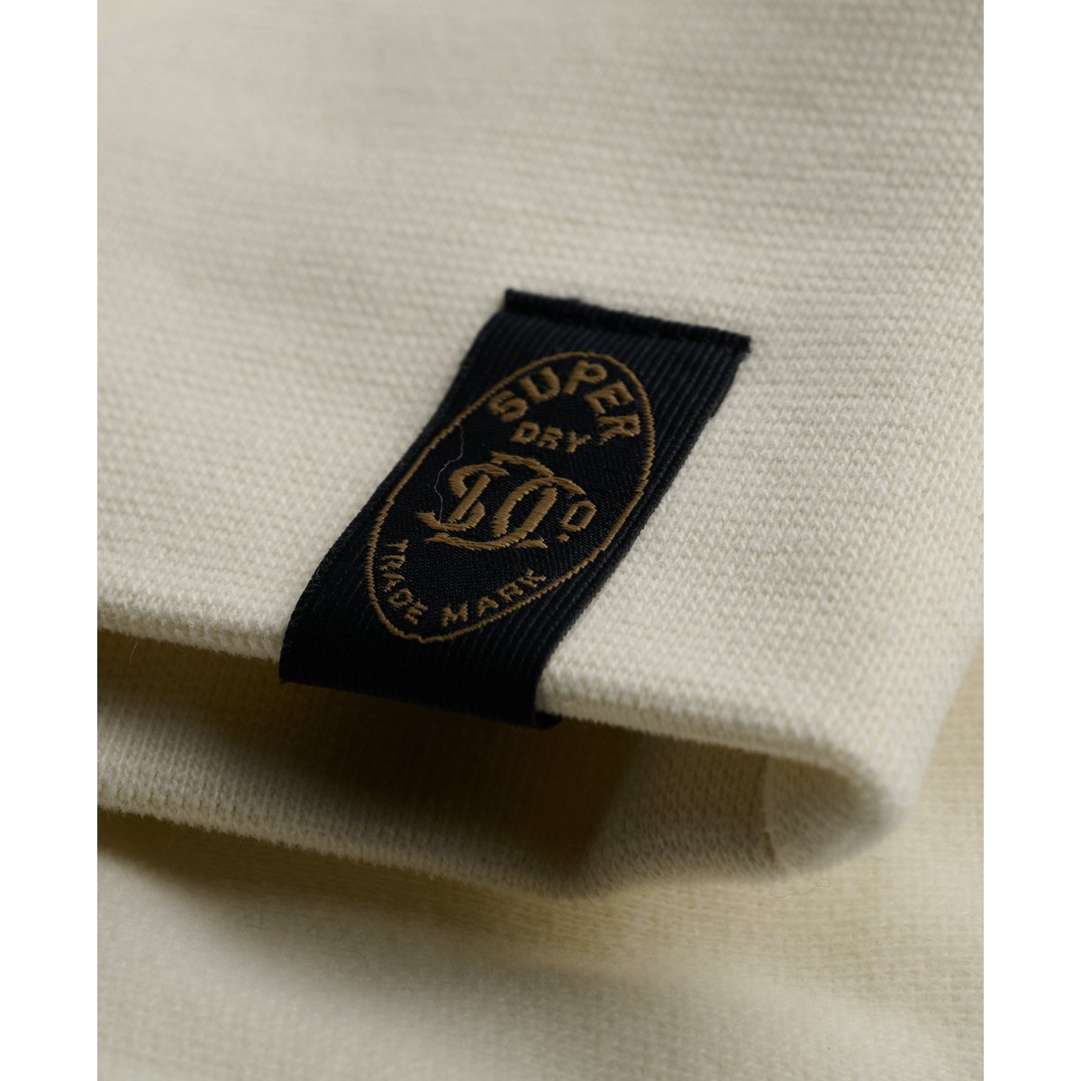 Sweat à capuche Athletic coupe décontractée crème, SUPERDRY