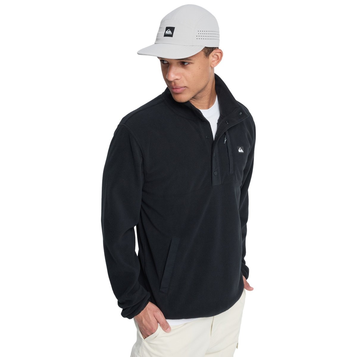 Polaire NO DESTINATION HS noir black, QUIKSILVER