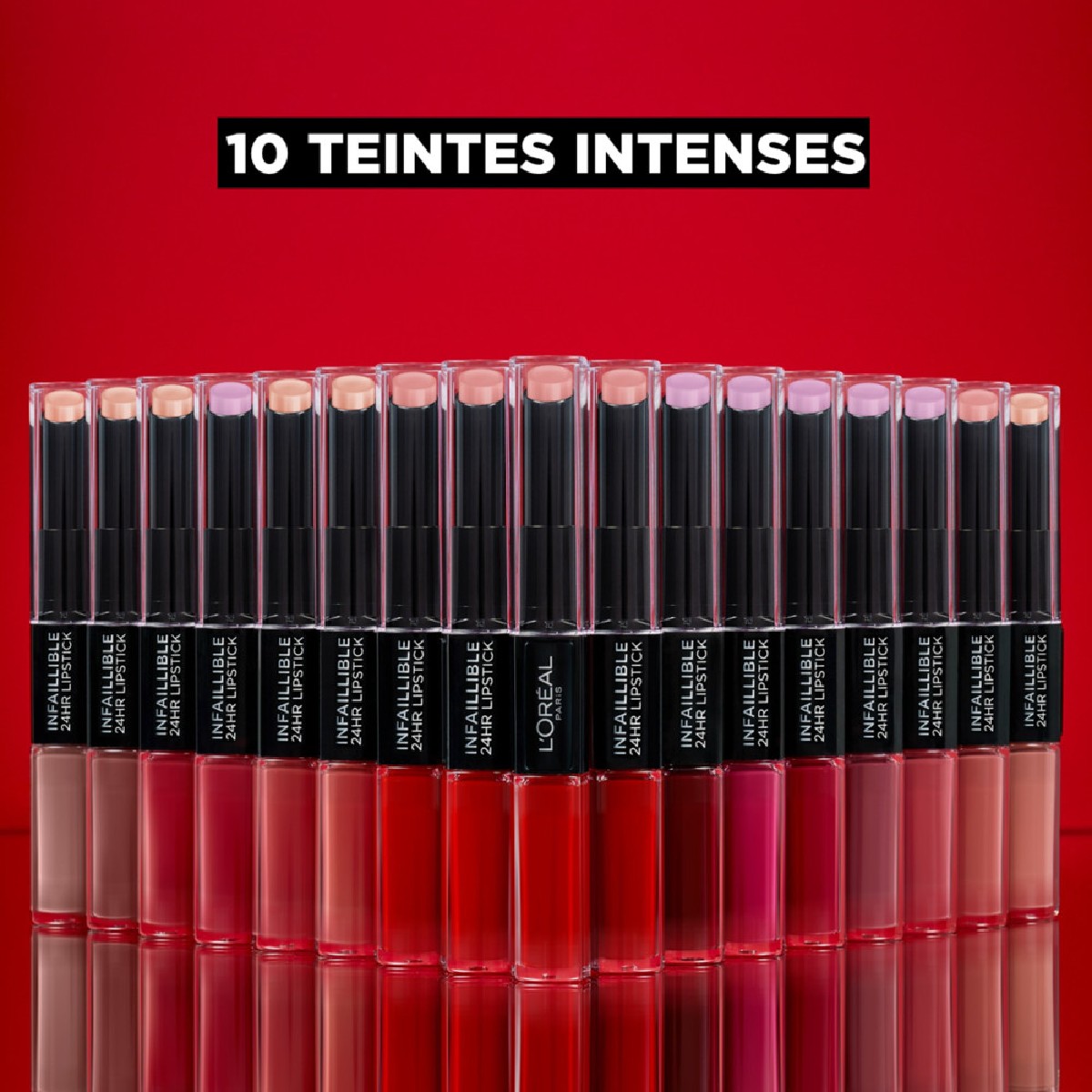 Rouge à Lèvres Infaillible Duo 24H 213 - toujours teaber, L'OREAL PARIS
