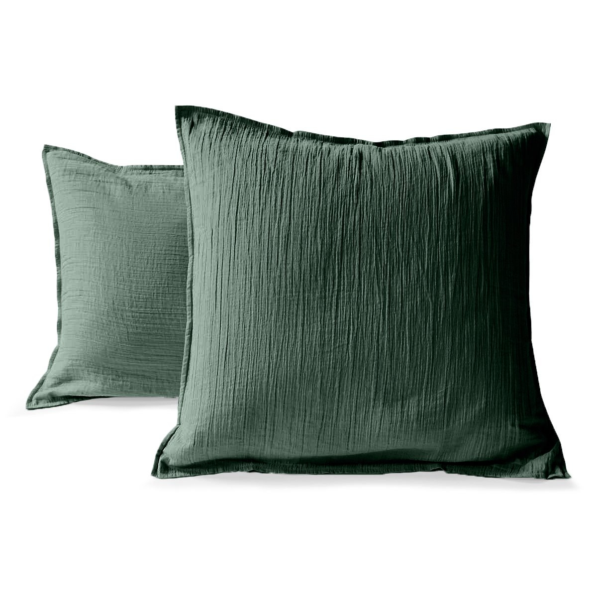 Taie D'oreiller - GAZE DE COTON gris taupe, TRADITION DES VOSGES