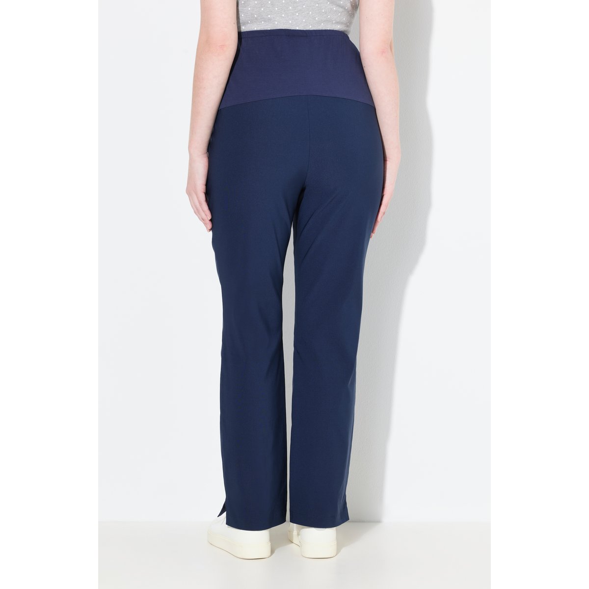 Pantalon de grossesse en bengaline marine, ULLA POPKEN