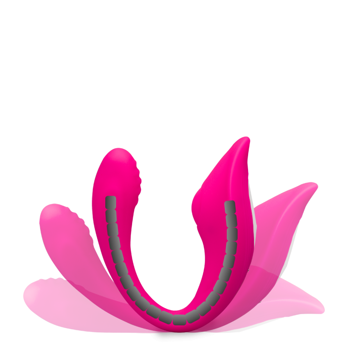 Stimulateur clitoridien et point G articulé télécommandé Idol rose, LOVE AND VIBES
