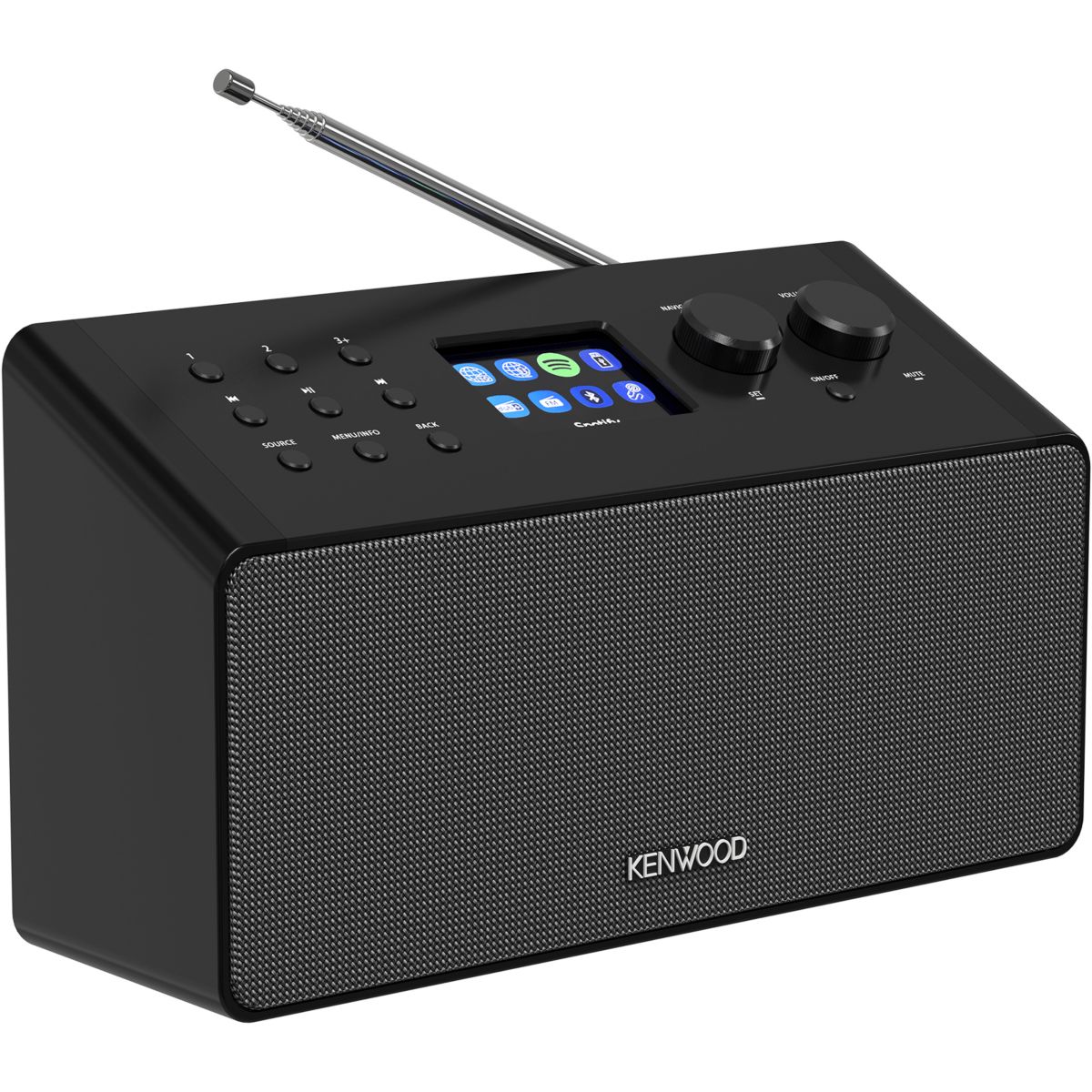 Radio DAB CRST90SB Noir couleur unique, KENWOOD