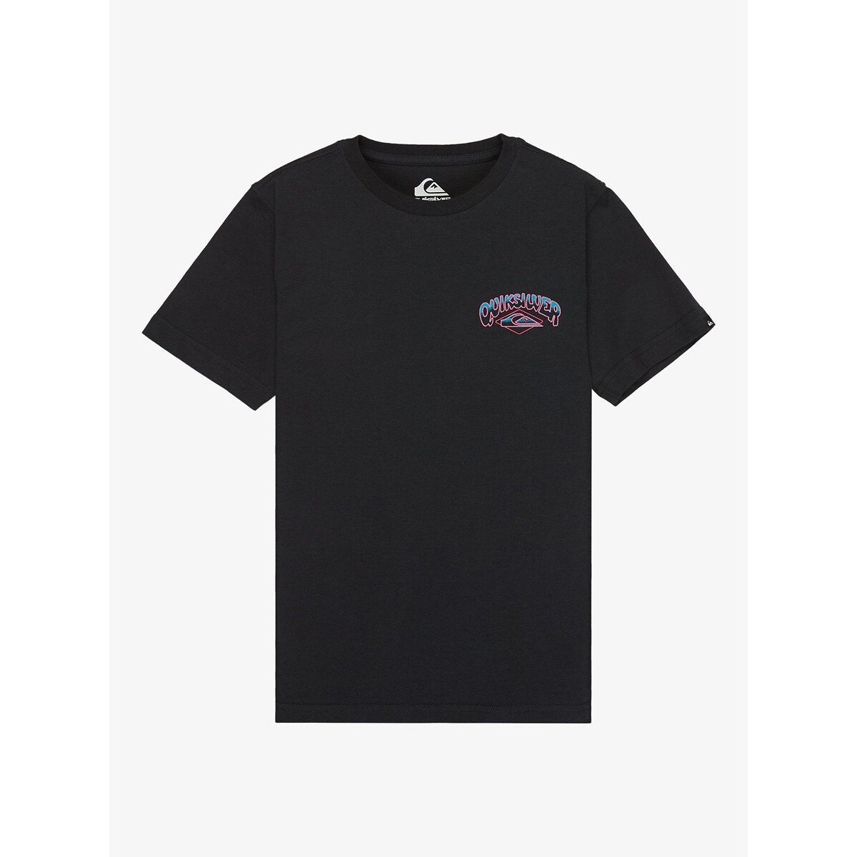 T-shirt manches courtes imprimé 8-16 ans noir, QUIKSILVER
