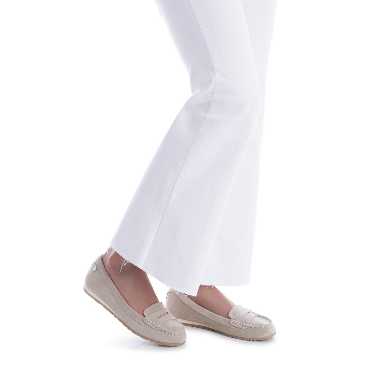 Chaussure Mocassin Plaine Décontractée beige, XTI
