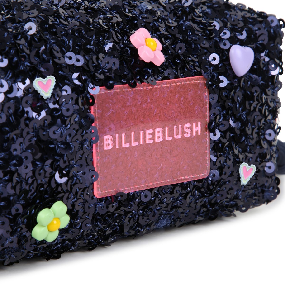 Trousse à sequins indigo blue, BILLIEBLUSH