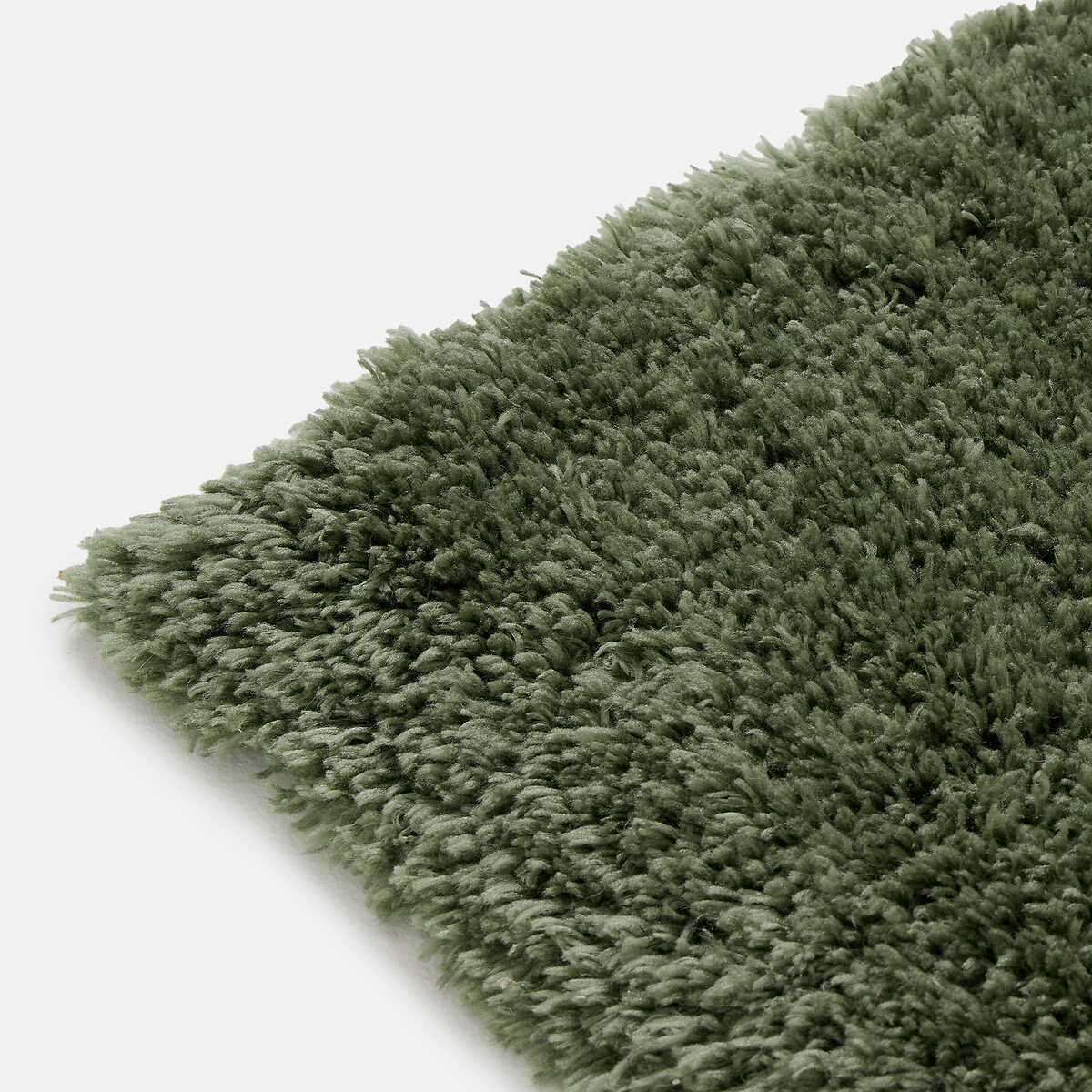 Tapis shaggy, aspect laineux, MELLOW vert, LA REDOUTE INTERIEURS