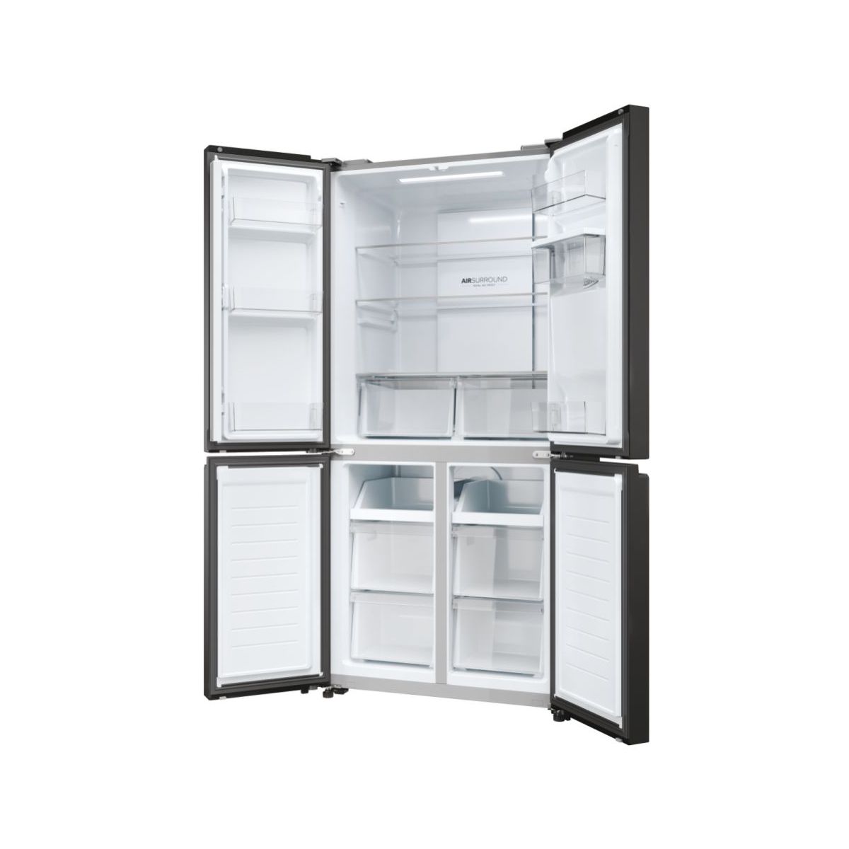 Réfrigérateur multi portes HCR3818EWPT couleur unique, HAIER
