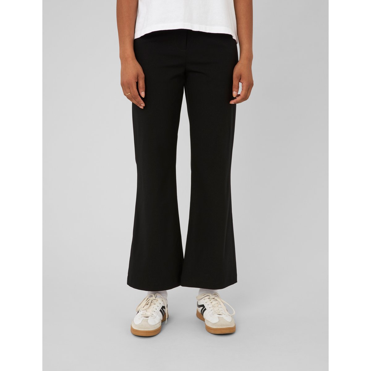 Pantalon kick flare noir, BZB