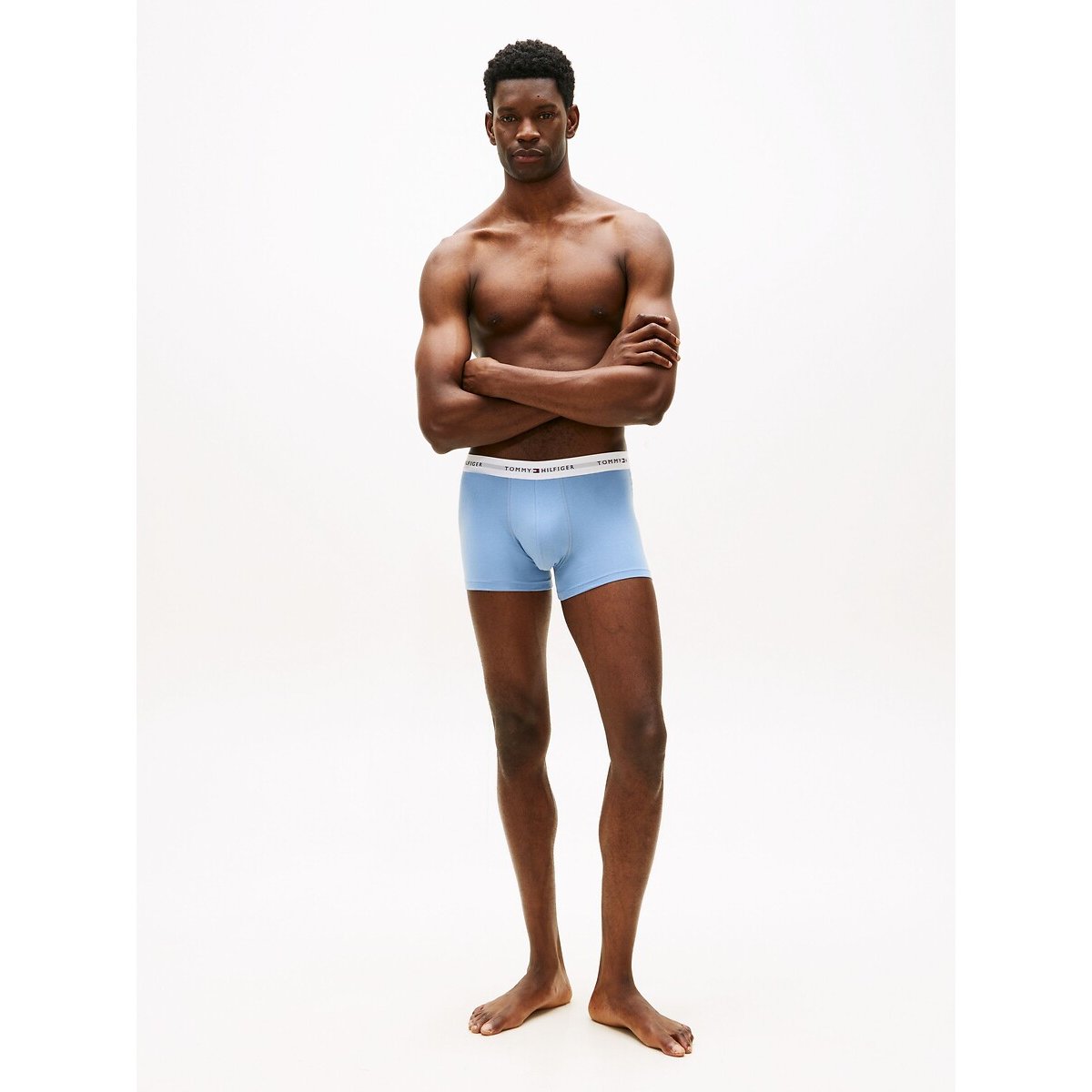 Lot de 3 boxers Everyday Essentials bleu + blanc + noir, TOMMY HILFIGER