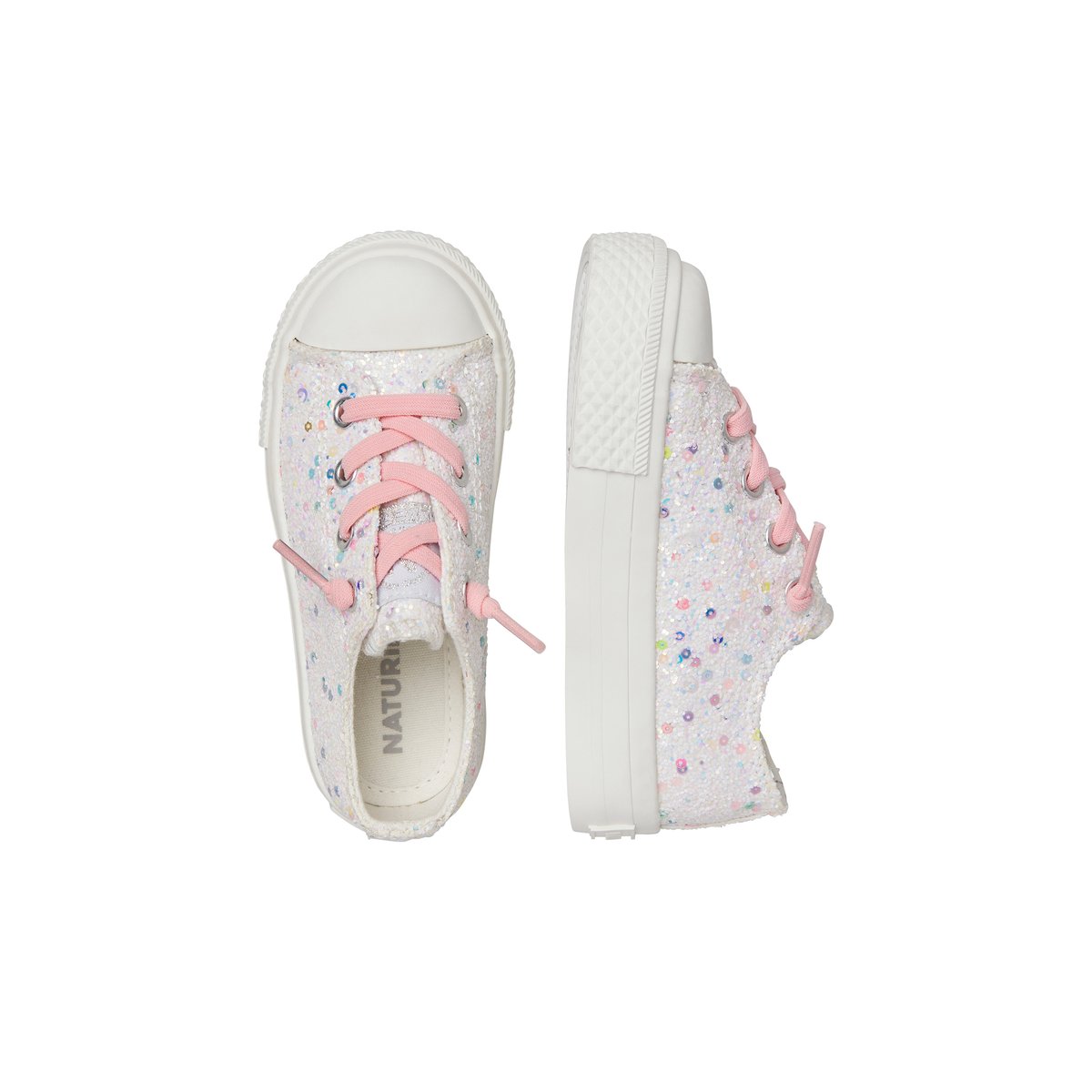 Sneakers en tissu AYASY. blanc-, NATURINO