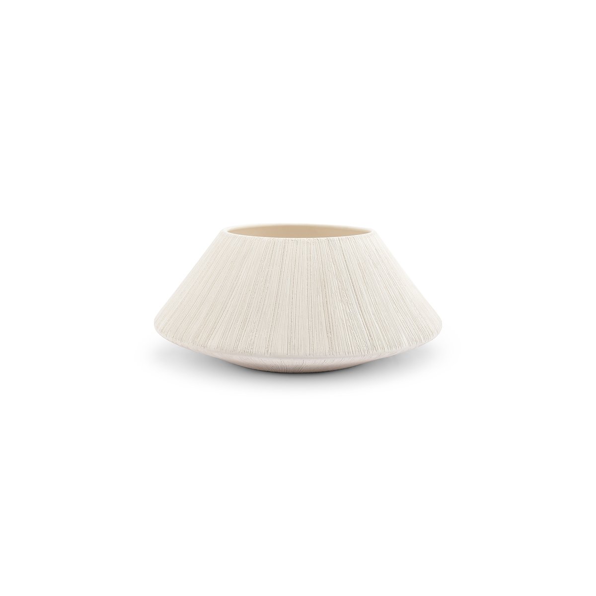 Plat décoratif rond 32 cm VICO beige, SP COLLECTION