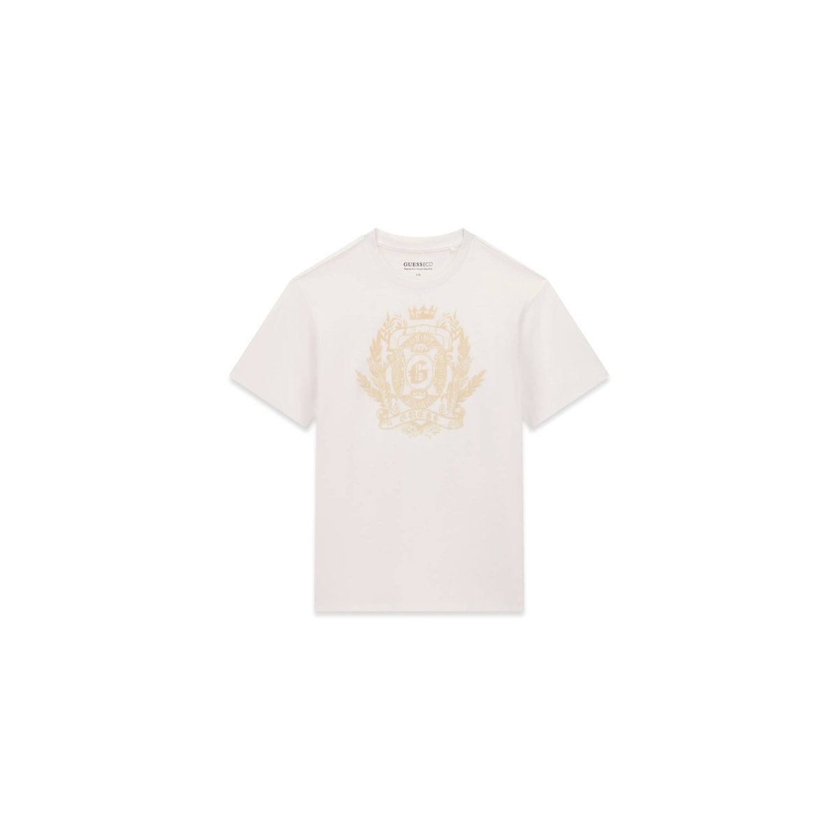 T-Shirt Avec Logo Imprimé blanc, GUESS