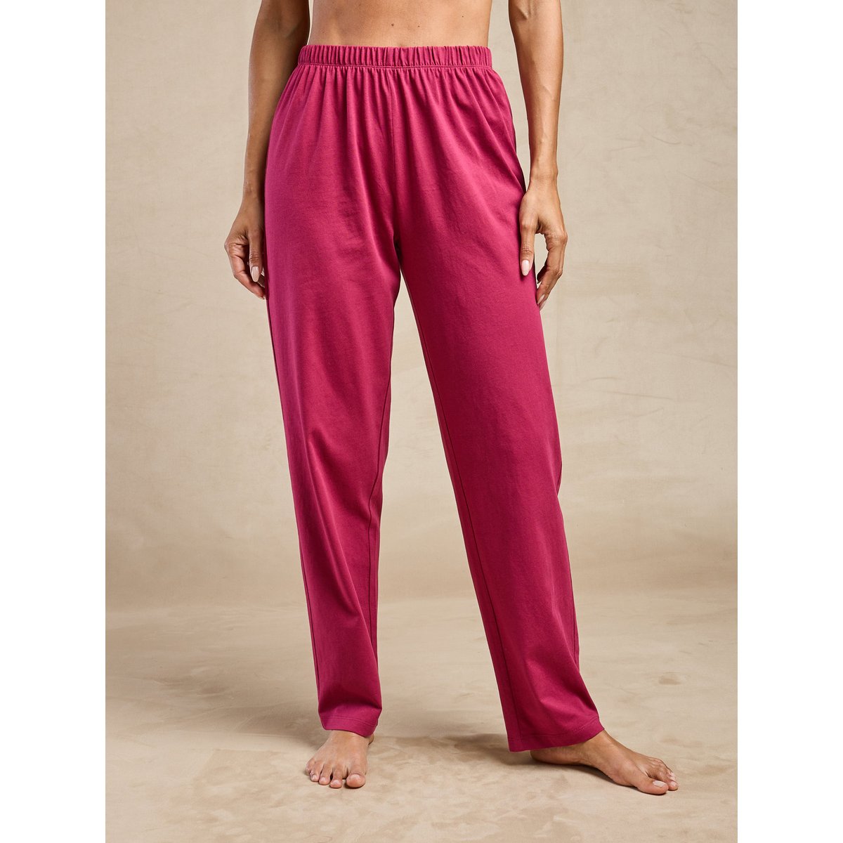 Lot de 2 pyjamas femme maille jersey imprimé fond blanc, DAXON