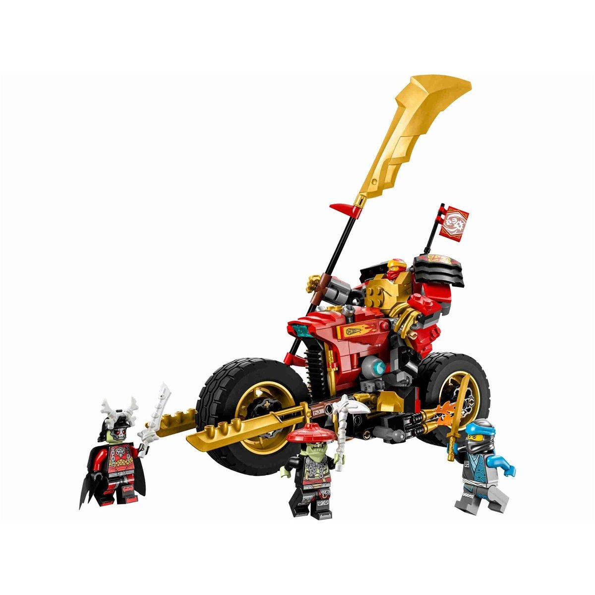 Ninjago La moto du robot de Kai – Évolution multicolore, LEGO