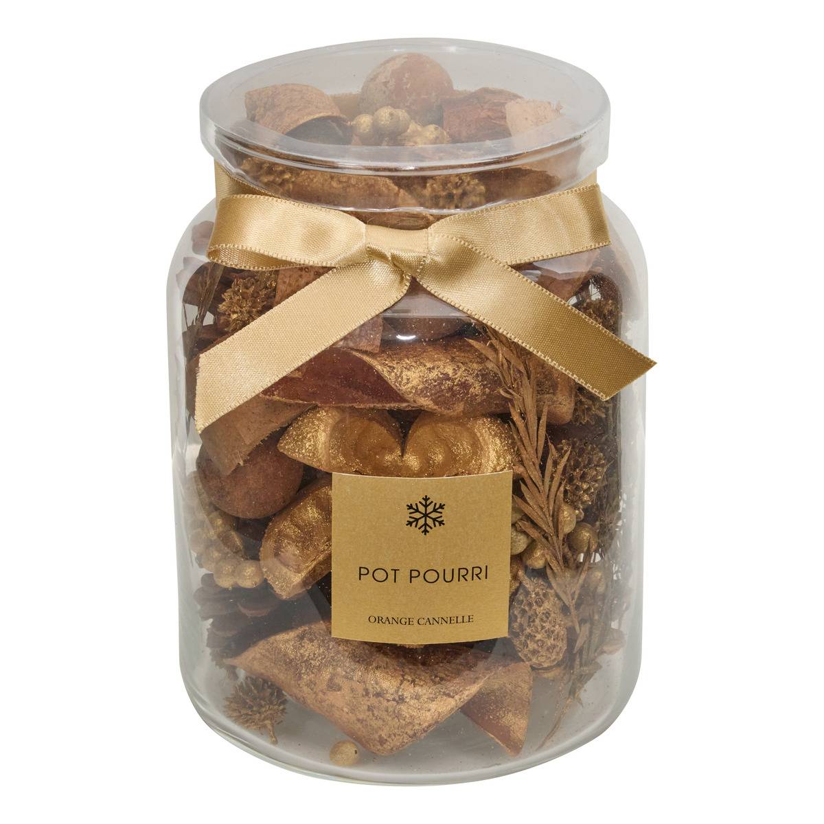 Pot-pourri en jarre 550 g rouge, FEERIC LIGHTS & CHRISTMAS