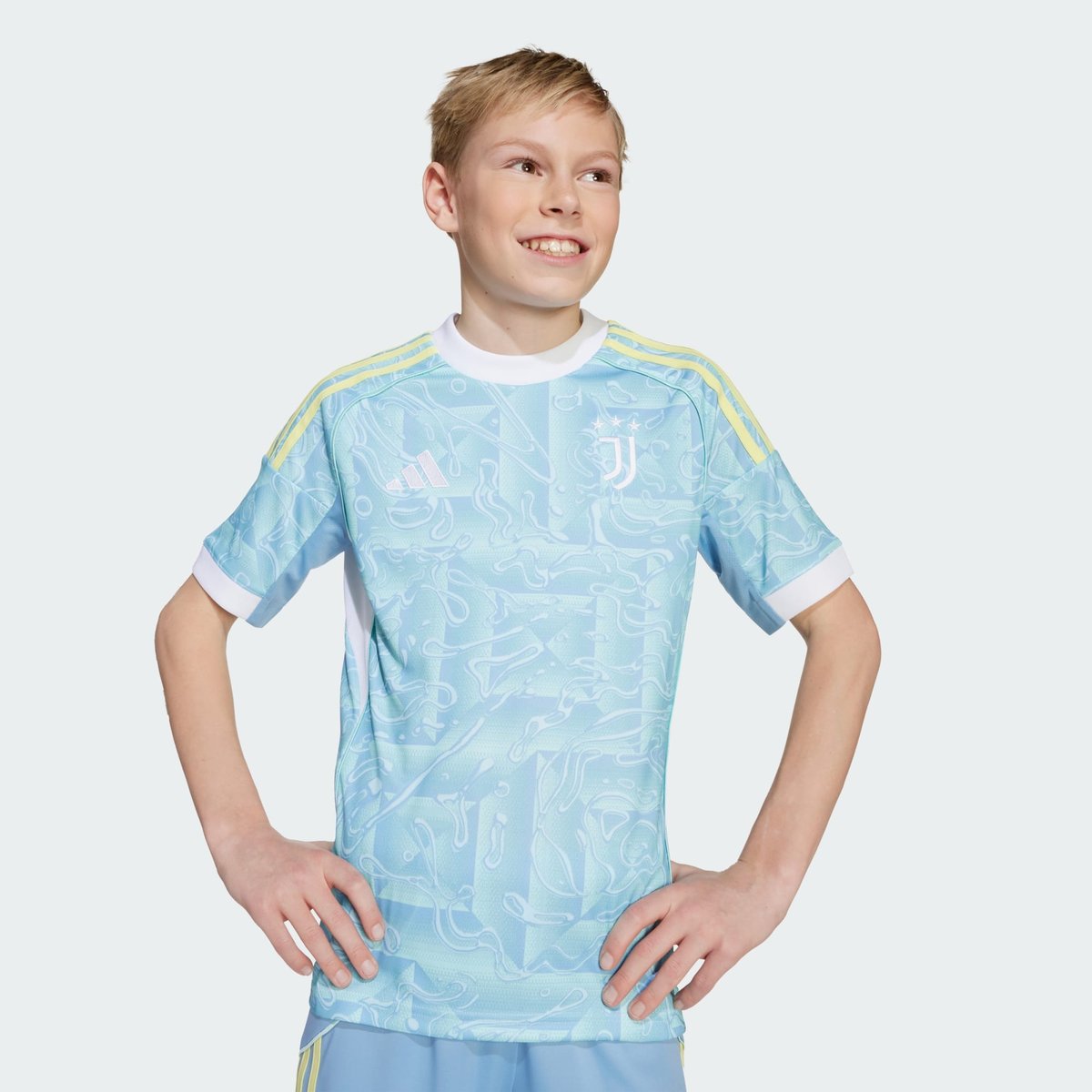 Maillot Extérieur Juventus 25/26 Enfants Maillot Extérieur Juventus 25/26 Enfants ash blue, adidas Performance